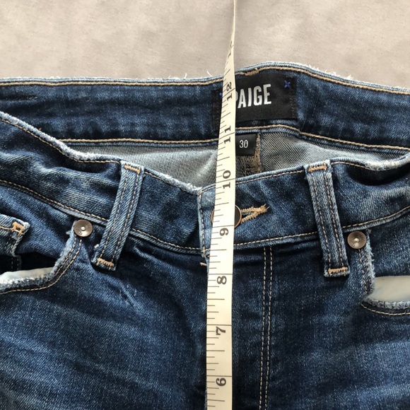 Paige Hoxton Ankle Jeans Raw Hem - Picture 7 of 8